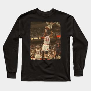 Alonzo Mourning - 90's Muscle Long Sleeve T-Shirt